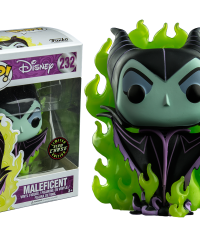 Sleeping Beauty - Maleficent with Flames Pop! Vinyl - RARE CHASE + Free Pop Protector