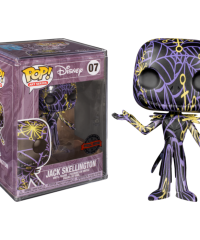 The Nightmare Before Christmas - Jack (Artist) Black & Yellow Pop! with Protector [RS]